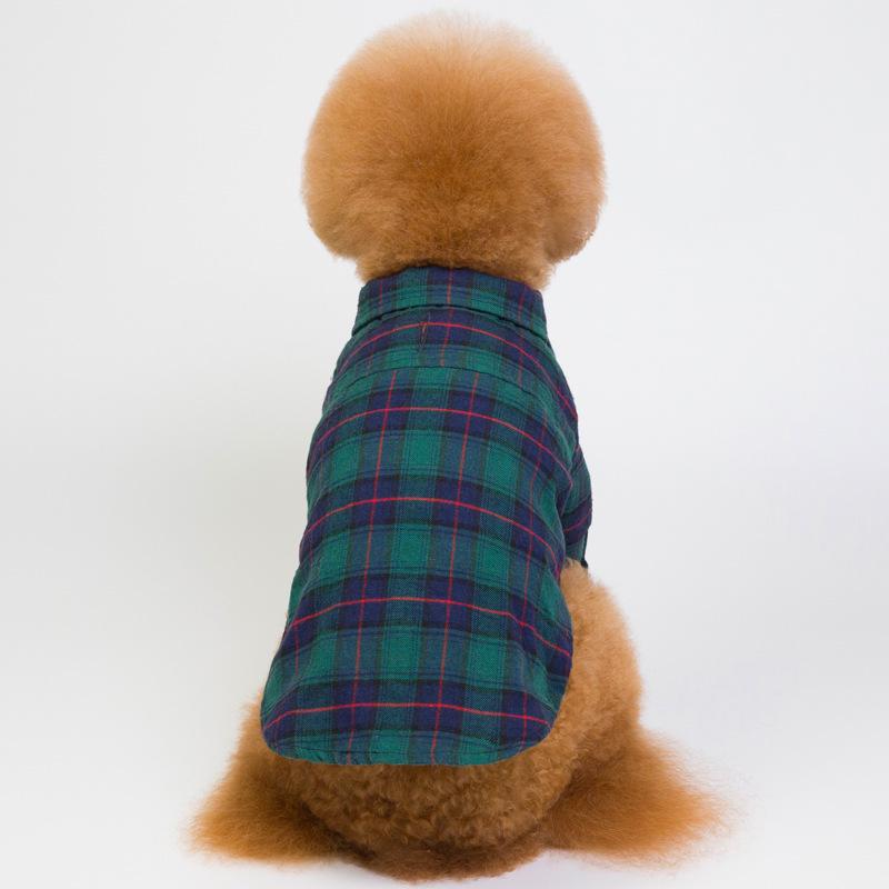 New pet clothes dog plaid lining two legs teddy bommy French bucket shirt clothing British style dog shirt XXL зелений
New pet clothes dog plaid lining two legs teddy bommy French bucket shirt clothing British style dog shirt XXL зелений
