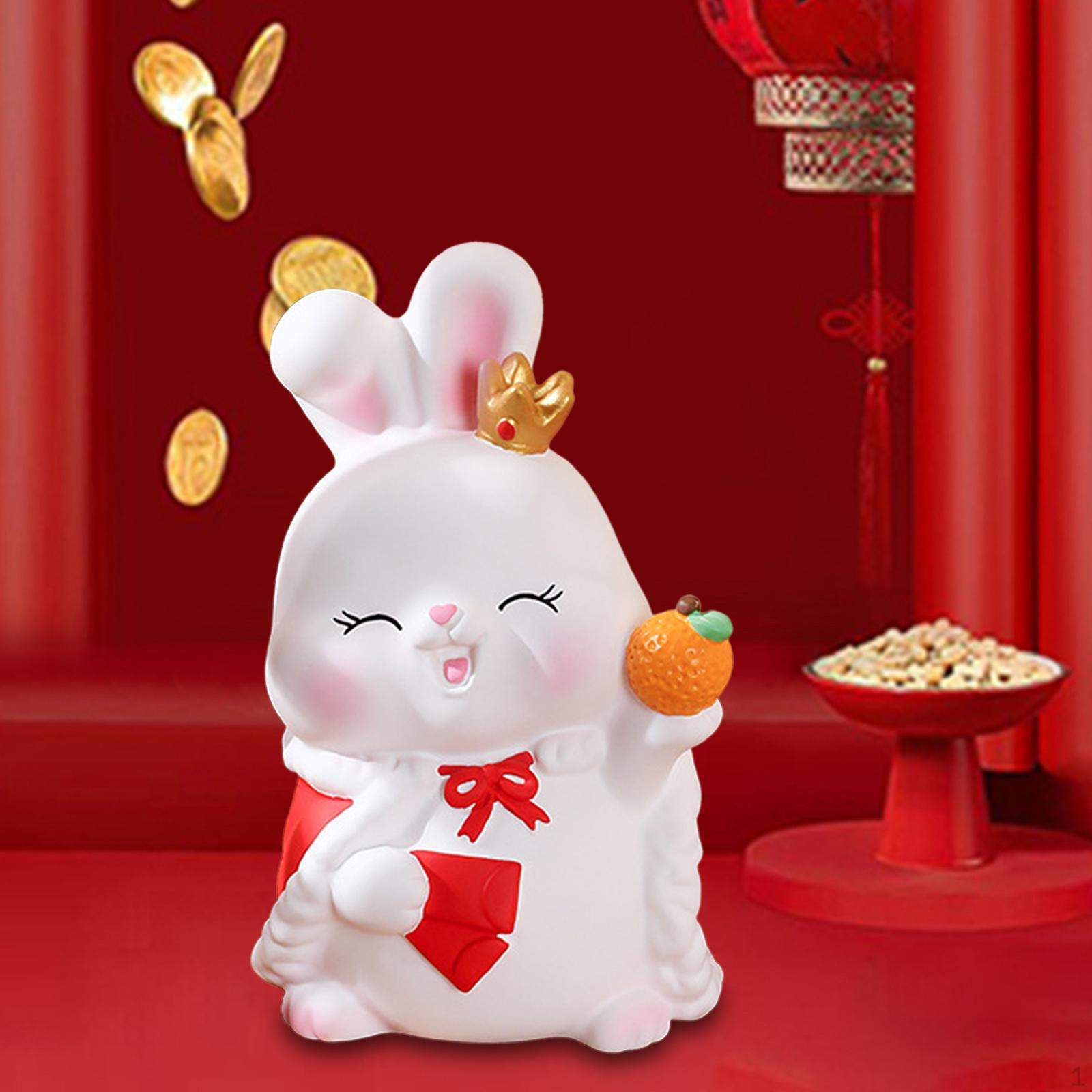 Piggy Bank Unbreakable Statue Money Saving Box for Office Decoration Gift Lucky Rabbit L
Piggy Bank Unbreakable Statue Money Saving Box for Office Decoration Gift Lucky Rabbit L