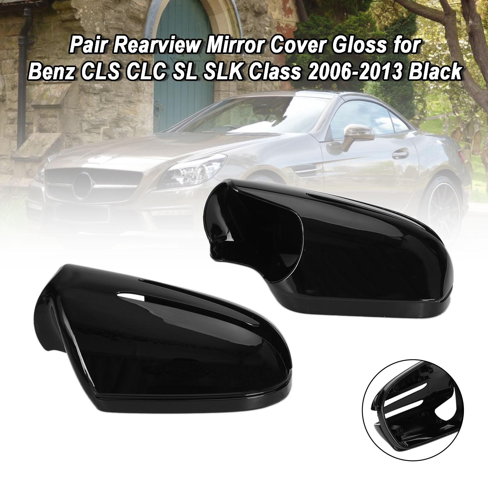 Pair Rearview Mirror Cover Gloss for Benz CLS CLC SL SLK Class 2006-2013 Black
Pair Rearview Mirror Cover Gloss for Benz CLS CLC SL SLK Class 2006-2013 Black