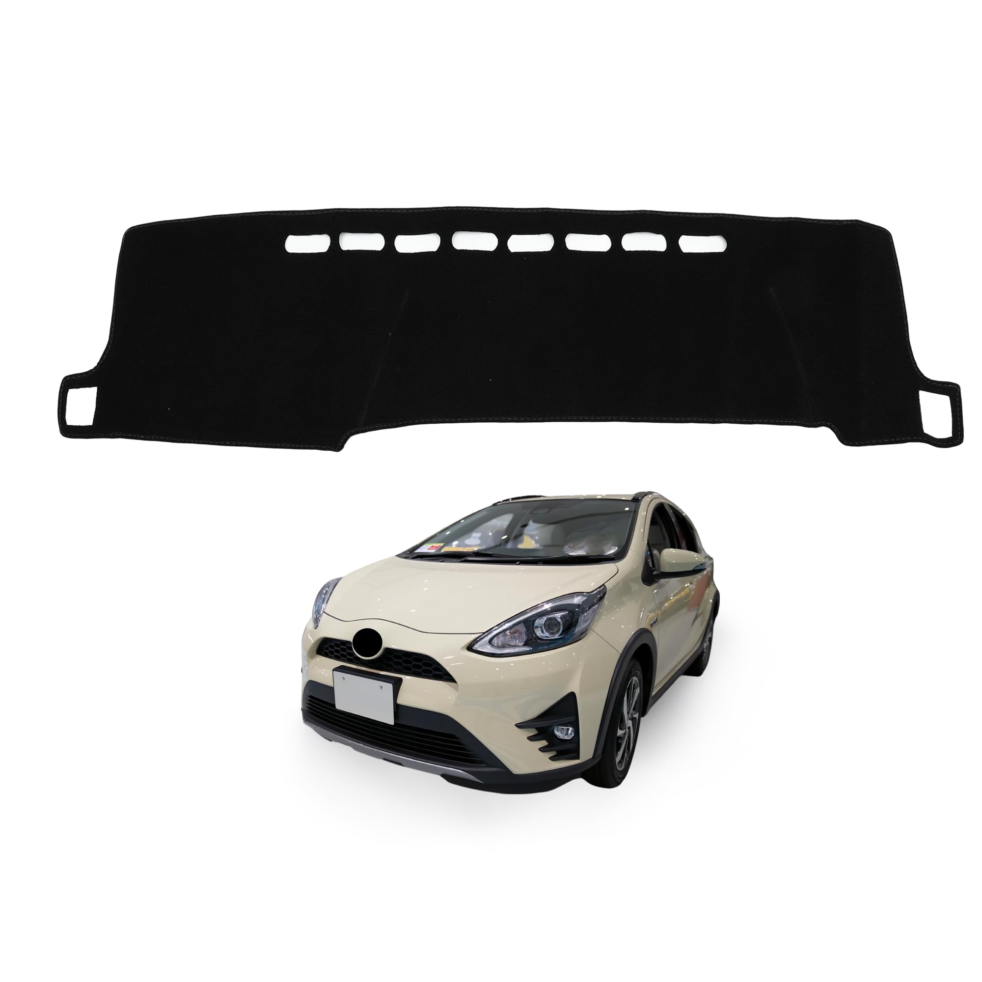 Защитный коврик FUELHOOD на панель приборов для Toyota Aqua серии NHP 10 Защита от солнца, жары, бликов, царапин Прозрачный Замшевые детали интерьера Аксессуары Коврик/Чехол (2011-2021) - чёрный
Защитный коврик FUELHOOD на панель приборов для Toyota Aqua серии NHP 10 Защита от солнца, жары, бликов, царапин Прозрачный Замшевые детали интерьера Аксессуары Коврик/Чехол (2011-2021) - чёрный