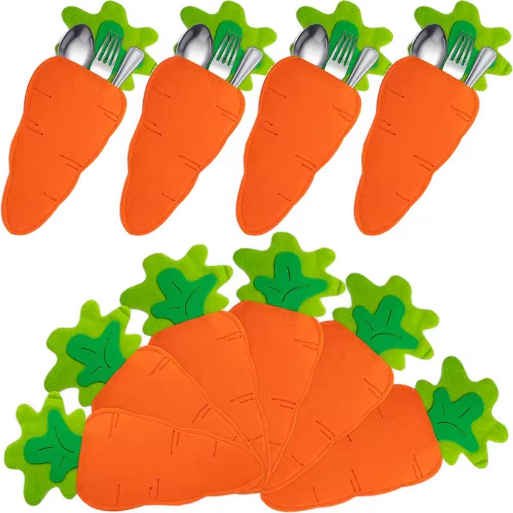 6pcs Felt Cutlery Storage Bags Carrot Shape Silverware Organizer Bag Tableware Cover Party Favors 6pcs
6pcs Felt Cutlery Storage Bags Carrot Shape Silverware Organizer Bag Tableware Cover Party Favors 6pcs