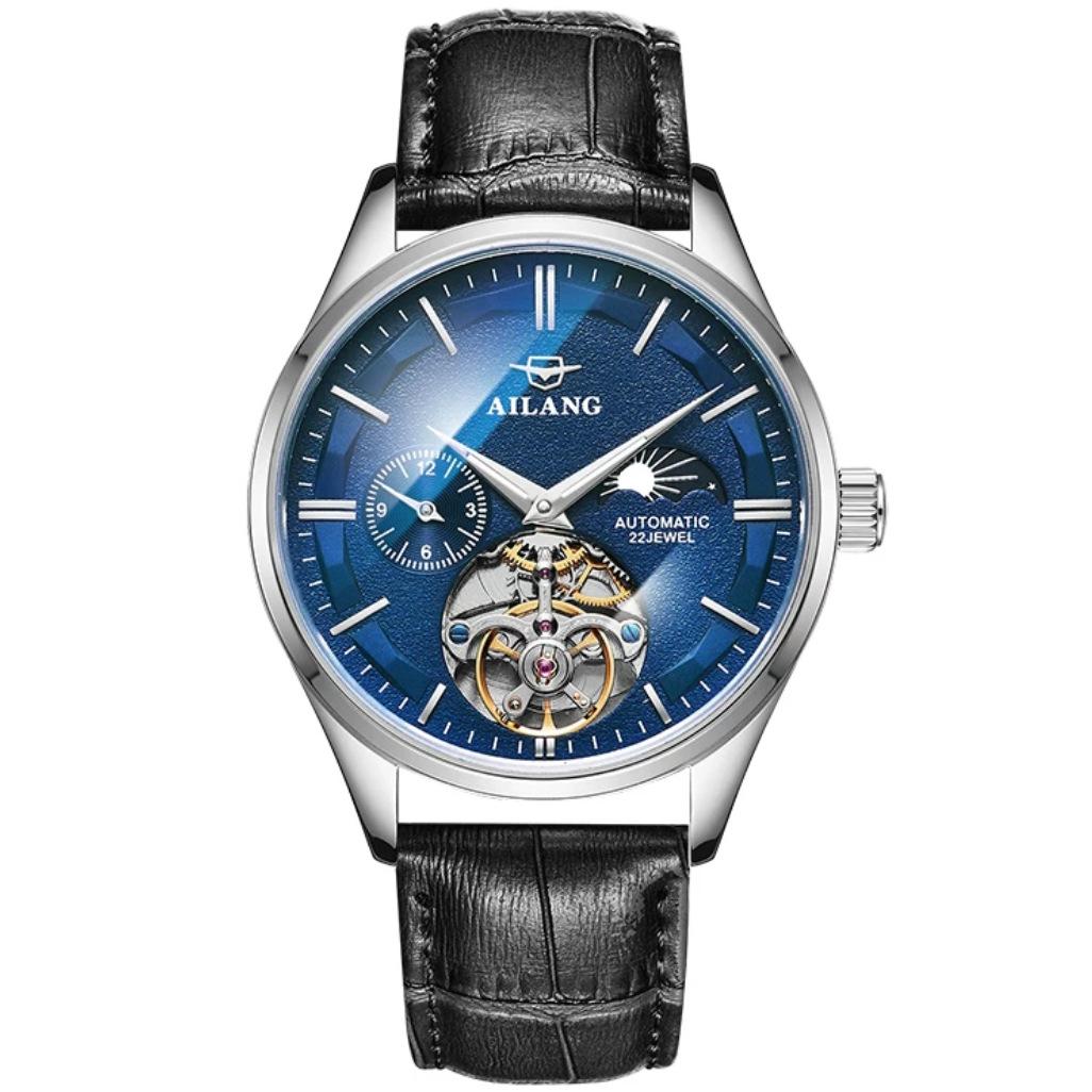 AILANG Новые механические часы, полностью автоматические мужские часы с маховиком, модные мужские часы, водонепроницаемые
AILANG Новые механические часы, полностью автоматические мужские часы с маховиком, модные мужские часы, водонепроницаемые