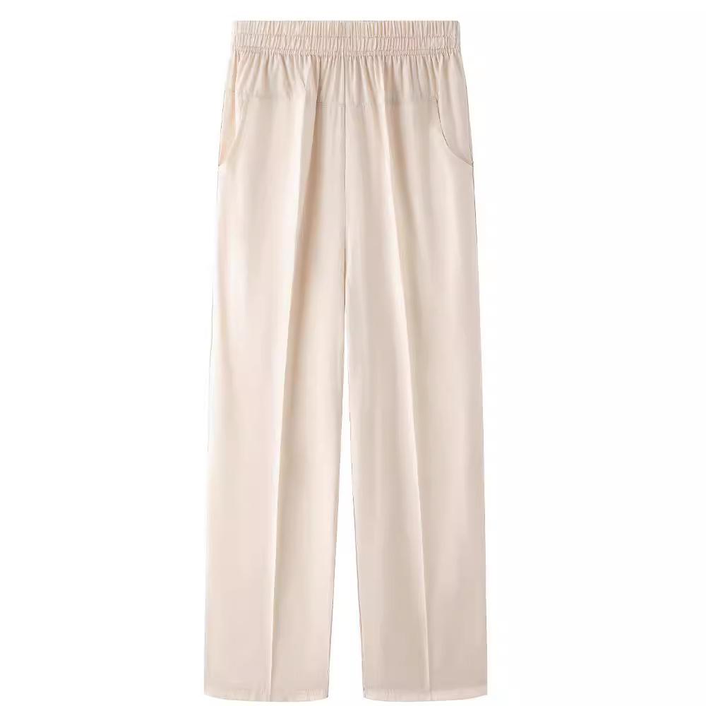 Укороченные брюки из хлопка, свободные брюки больших размеров, новая модная женская одежда с высокой эластичностью, однотонные уличные дорожные брюки 3XL
Укороченные брюки из хлопка, свободные брюки больших размеров, новая модная женская одежда с высокой эластичностью, однотонные уличные дорожные брюки 3XL