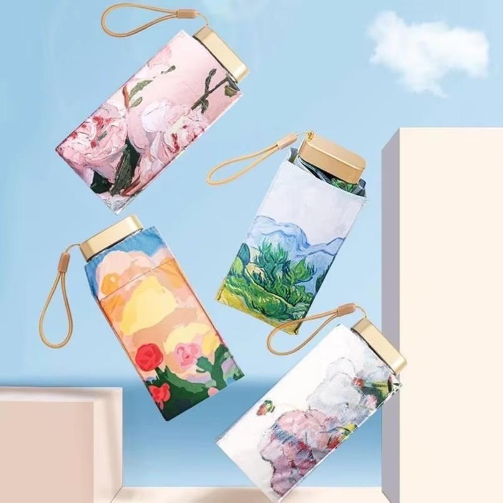 Oil Painting Mini Sun Umbrella Ultraviolet Protection UV Protection Umbrella Travel 5
Oil Painting Mini Sun Umbrella Ultraviolet Protection UV Protection Umbrella Travel 5