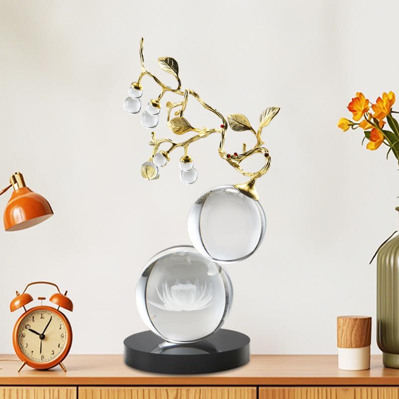 Luxurious Minimalist Crystal Gourd Ornament for Living Room or Wine Cabinet - Perfect Housewarming Gift
Luxurious Minimalist Crystal Gourd Ornament for Living Room or Wine Cabinet - Perfect Housewarming Gift