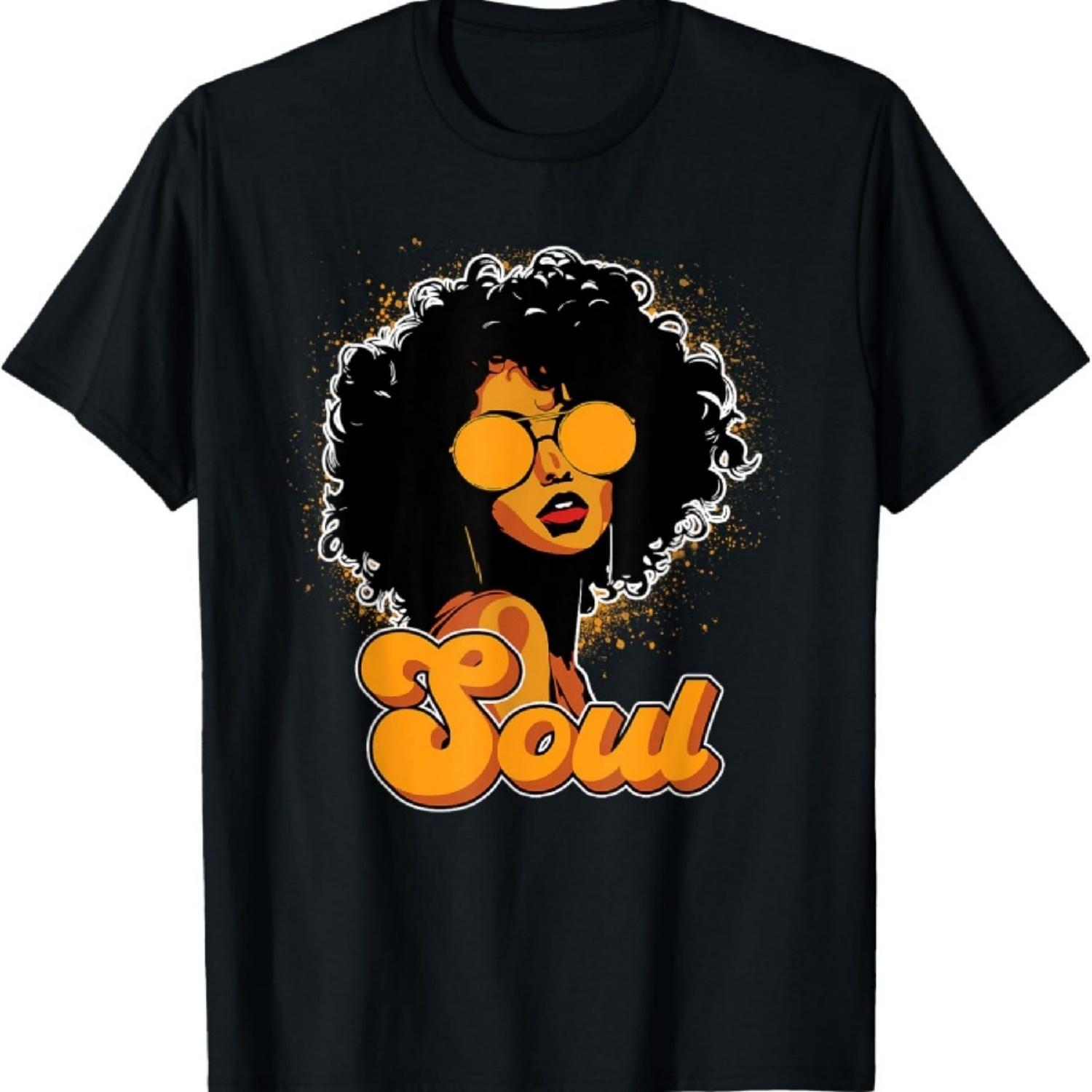 Функ 70-х Афро Женщины Соул Ретро Винтажный Стиль Футболка История Черных XXXXXL чёрный
Функ 70-х Афро Женщины Соул Ретро Винтажный Стиль Футболка История Черных XXXXXL чёрный