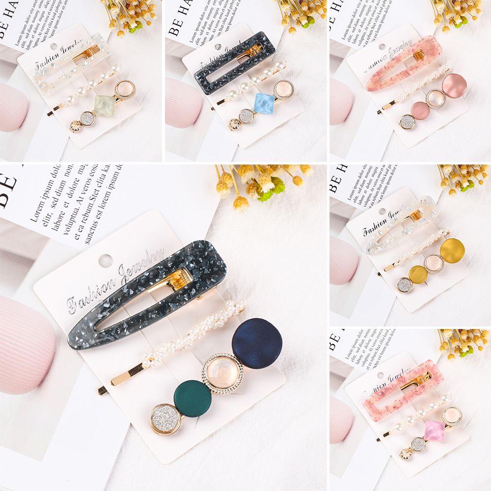 Fashion Hair Accessories Set Pearl Hairgrip Sweet Hairpins Geometric Hair Clip Acetate Barrettes
Fashion Hair Accessories Set Pearl Hairgrip Sweet Hairpins Geometric Hair Clip Acetate Barrettes
