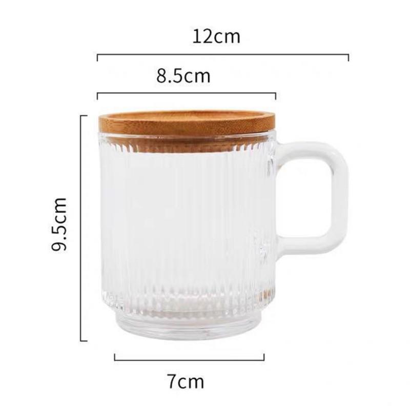 Colored Striped Chameleon Glass Coffee Cup with Lid And Handle - Household Milk Tea Water Mug for Breakfast Drinking 301-400ml прозрачный
Colored Striped Chameleon Glass Coffee Cup with Lid And Handle - Household Milk Tea Water Mug for Breakfast Drinking 301-400ml прозрачный