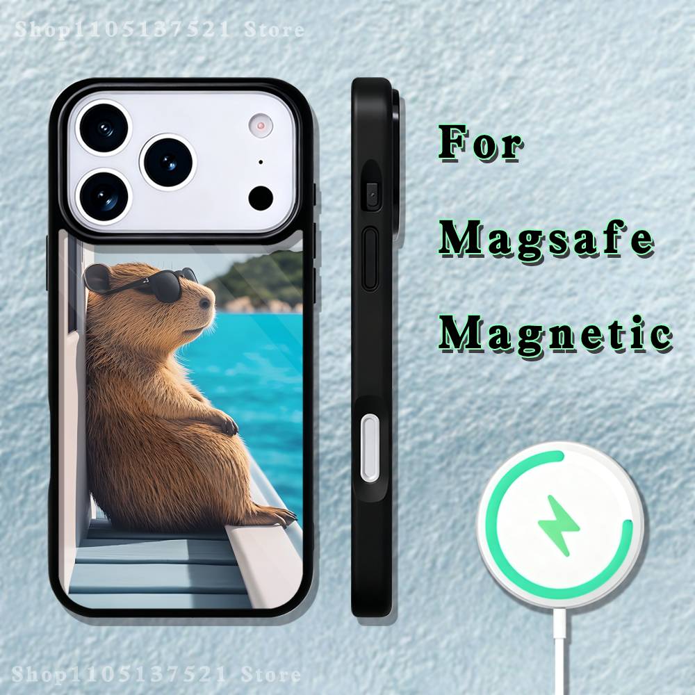 Capybara Phone Case For iPhone 17,16,15,14,13,12,11,Pro,Max,Plus,Mini,SE4,E Magnetic Magsafe Wireless Charging iPhone17Promax
Capybara Phone Case For iPhone 17,16,15,14,13,12,11,Pro,Max,Plus,Mini,SE4,E Magnetic Magsafe Wireless Charging iPhone17Promax
