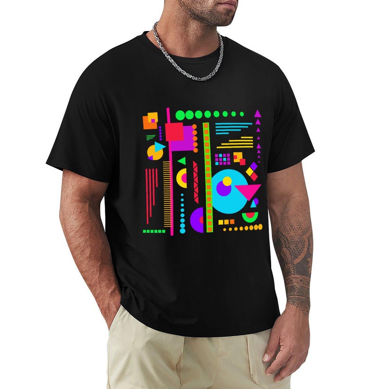 Modernist Memphis Abstract Neon Art TShirt hippie clothes tees boys animal print t shirt for men 4XL
Modernist Memphis Abstract Neon Art TShirt hippie clothes tees boys animal print t shirt for men 4XL
