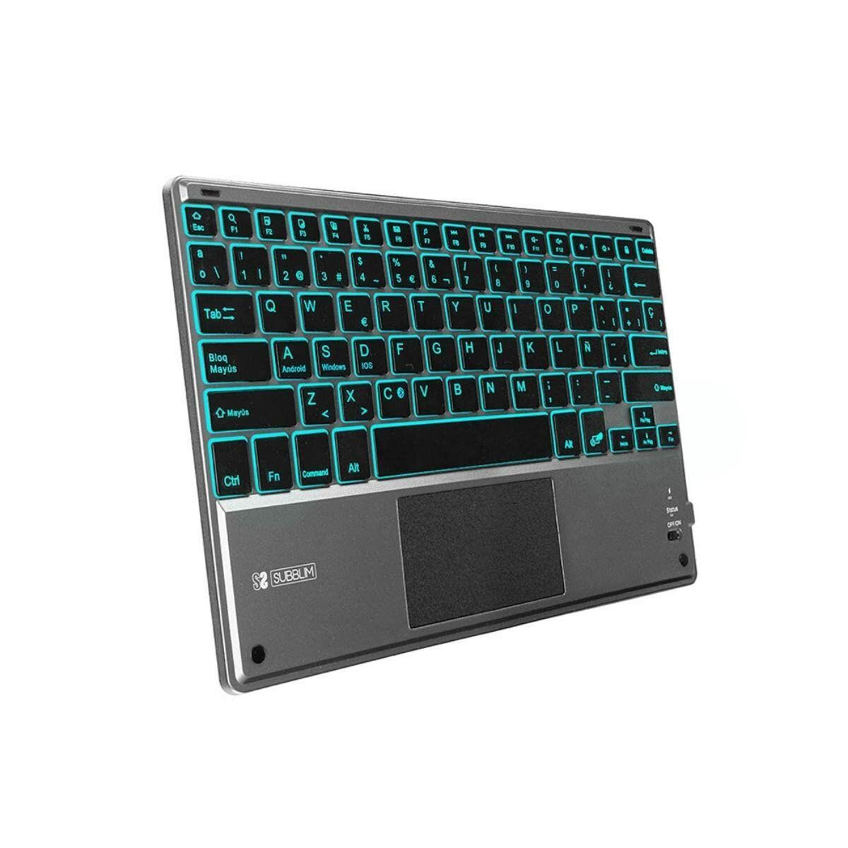 Bluetooth-клавиатура с держателем для планшета Subblim SUB-KBT-SMBT51 Испанский Qwerty Многоцветный Испанский
Bluetooth-клавиатура с держателем для планшета Subblim SUB-KBT-SMBT51 Испанский Qwerty Многоцветный Испанский