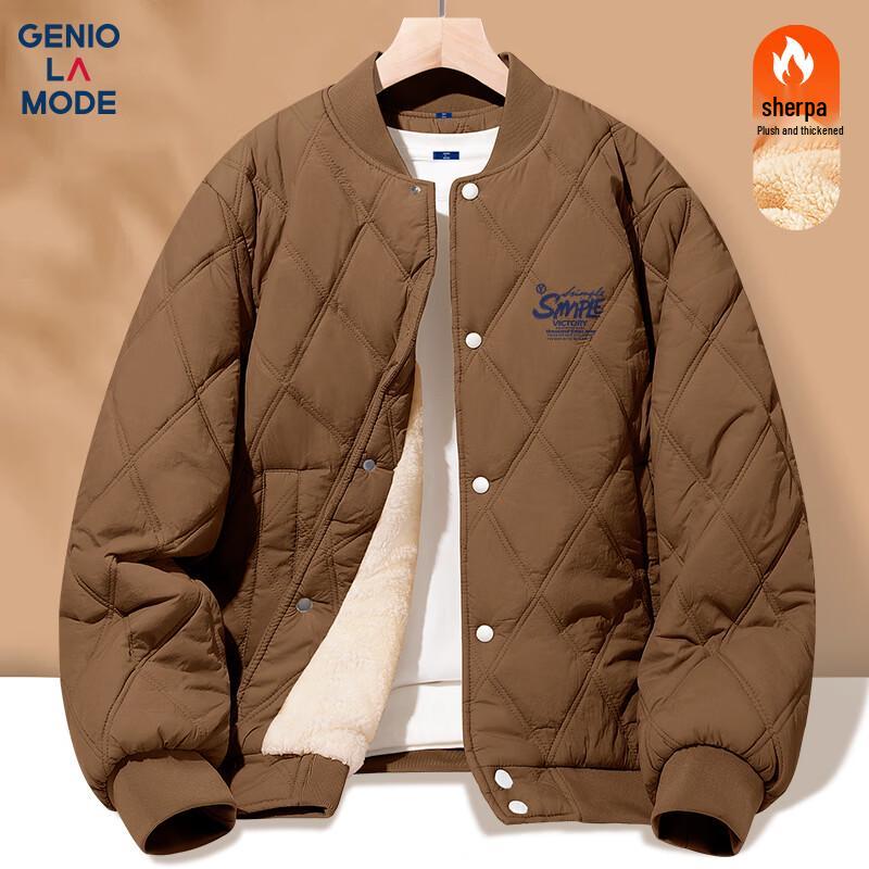 GENIOLAMODE Men s Winter Plush Thickened Baseball Jacket 2XL
GENIOLAMODE Men s Winter Plush Thickened Baseball Jacket 2XL