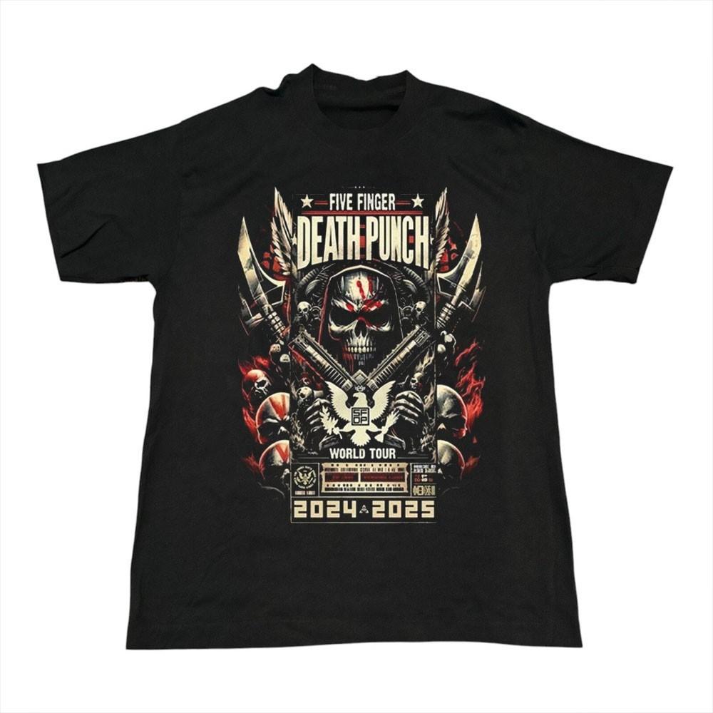 New Five Finger Death Punch World Tour 2024-2025 Tour Unisex S-5XL Shirt SS481 Unisex T-Shirt S
New Five Finger Death Punch World Tour 2024-2025 Tour Unisex S-5XL Shirt SS481 Unisex T-Shirt S