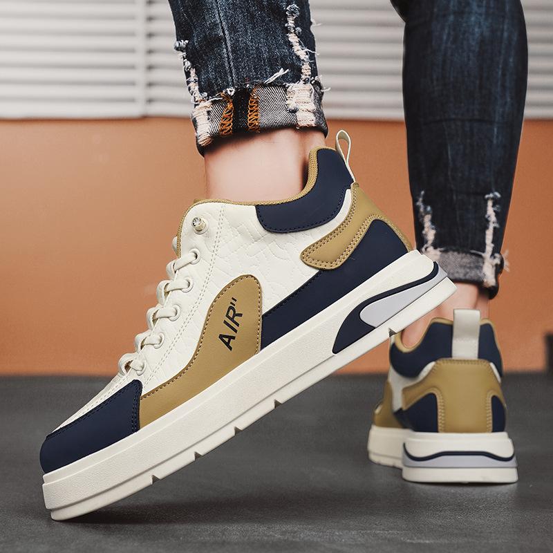 High-top men s shoes, new breathable thick-soled casual flat shoes, youth height-increasing non-slip foot-covering sports trendy shoes 39
High-top men s shoes, new breathable thick-soled casual flat shoes, youth height-increasing non-slip foot-covering sports trendy shoes 39