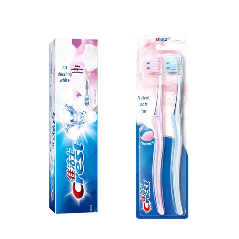 Crest 3D White Fresh Brightening Toothpaste & Toothbrush Set
Crest 3D White Fresh Brightening Toothpaste & Toothbrush Set