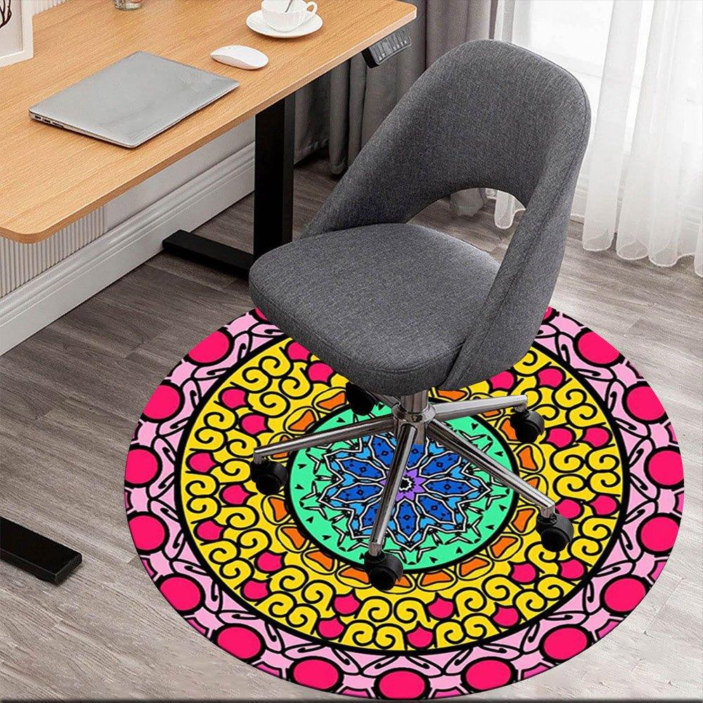Colorful Circular Mandala Patterned Fabric PanelRound Non-Slip chair mat chair carpet for office Rugs for Office Decor Gift For Valentine s Day Mother 80cm by 80cm
Colorful Circular Mandala Patterned Fabric PanelRound Non-Slip chair mat chair carpet for office Rugs for Office Decor Gift For Valentine s Day Mother 80cm by 80cm