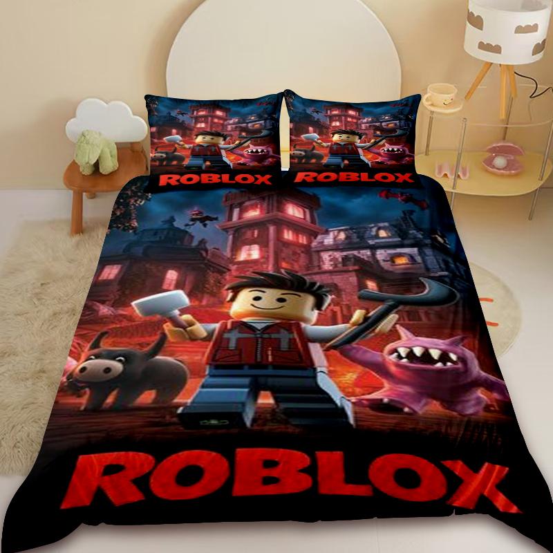 Kids Roblox Duvet Cover Set Game Teenager Bedding Set Anime Skin Friendly Soft Bedroom Decor Holiday Gifts 135x200cm
Kids Roblox Duvet Cover Set Game Teenager Bedding Set Anime Skin Friendly Soft Bedroom Decor Holiday Gifts 135x200cm