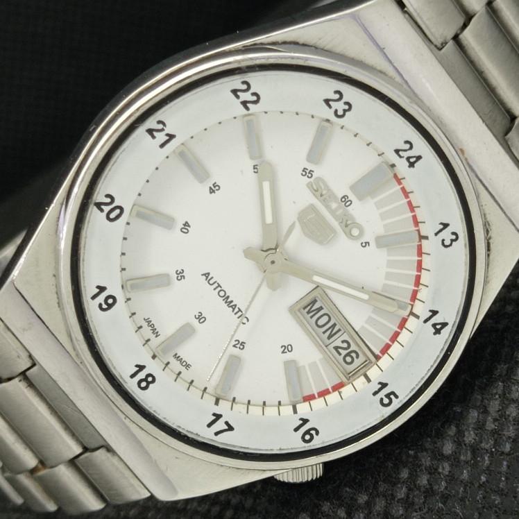 Б/У винтажные часы SEIKO 5 AUTO 6319A JAPAN MENS D/D WHITE WATCH 608d-a315649-6 lot608d-a315649
Б/У винтажные часы SEIKO 5 AUTO 6319A JAPAN MENS D/D WHITE WATCH 608d-a315649-6 lot608d-a315649