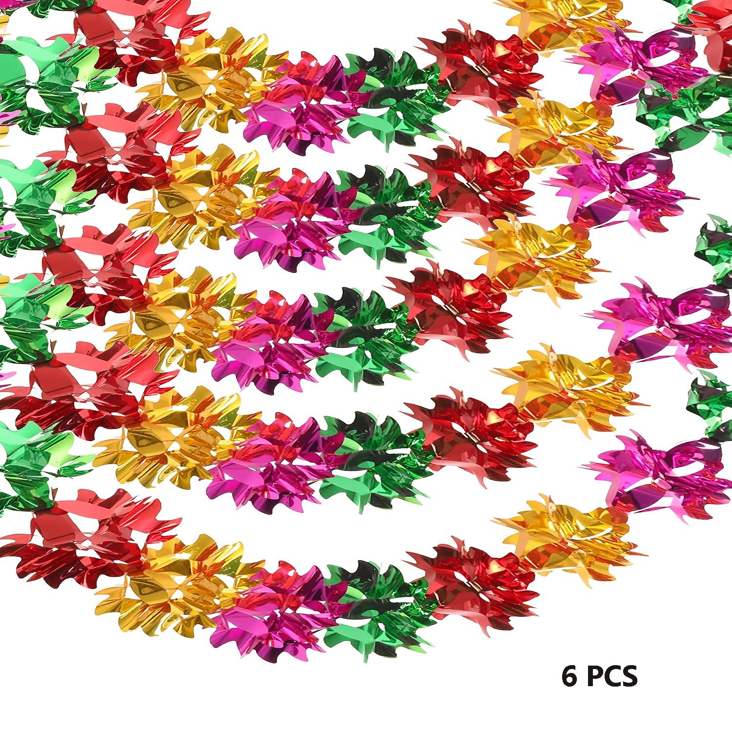 6pcs Foil Christmas Streamer Decorations, Christmas Ceiling Decorations Indoor for Xmas Party, Christmas Colorful Garland Swirls
6pcs Foil Christmas Streamer Decorations, Christmas Ceiling Decorations Indoor for Xmas Party, Christmas Colorful Garland Swirls