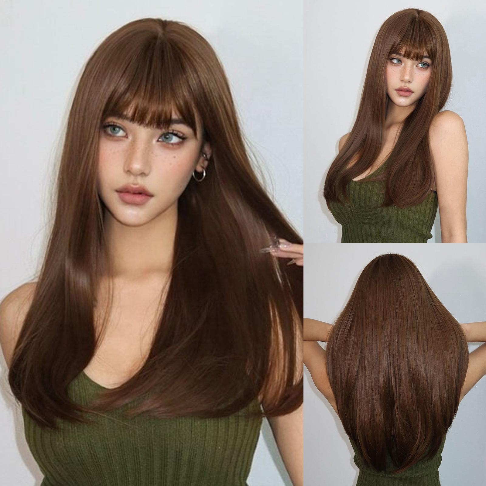 Довге пряме біле волосся перука з пухнастим чубчиком Синтетичні хеллоуїнські косплей перуки для жінок Натуральне волокнисте волосся з високою температурою
Довге пряме біле волосся перука з пухнастим чубчиком Синтетичні хеллоуїнські косплей перуки для жінок Натуральне волокнисте волосся з високою температурою