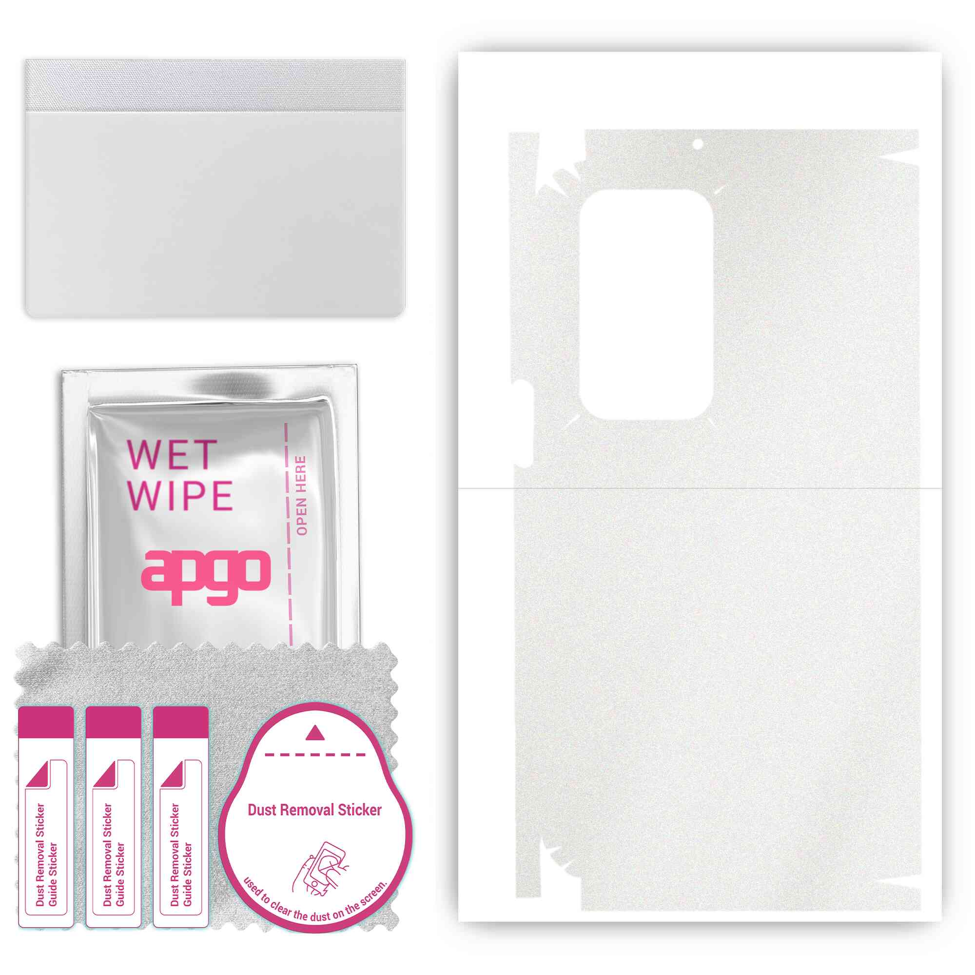 apgo Protective Skin Sticker for the back+sides compatible with Oppo Find N 5G, Full Wrap Film, Foil, Vinyl - Pattern Matte Transparent
apgo Protective Skin Sticker for the back+sides compatible with Oppo Find N 5G, Full Wrap Film, Foil, Vinyl - Pattern Matte Transparent