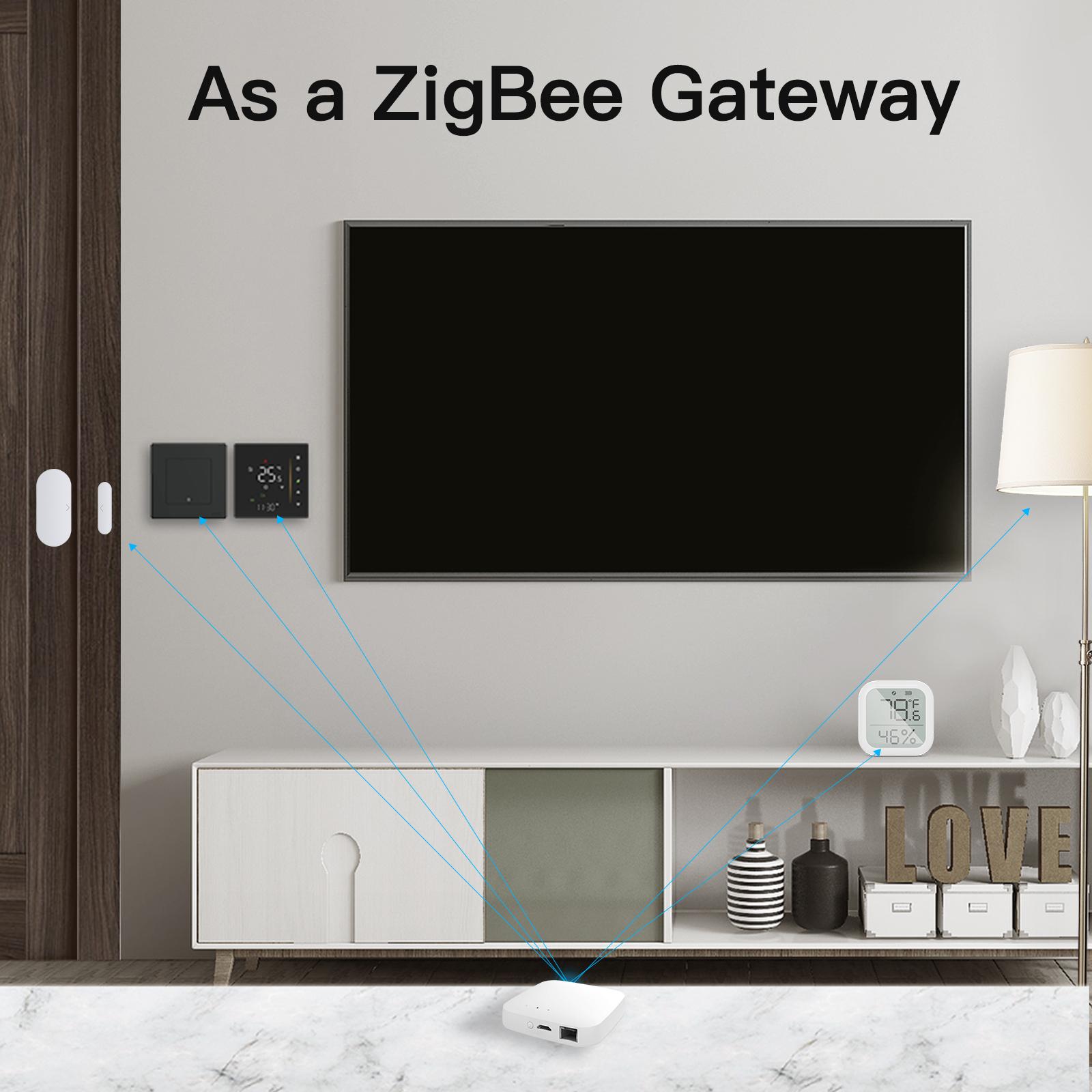 Проводной шлюз Tuya Zigbee для интеллектуальной домашней автоматизации для устройств Zigbee, удаленное приложение для смартфона
Проводной шлюз Tuya Zigbee для интеллектуальной домашней автоматизации для устройств Zigbee, удаленное приложение для смартфона