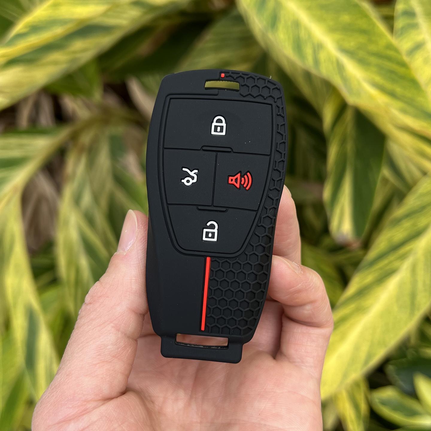 Silicone Car Key Case Protector for Baic X55 X35 X75 Ii Evo 5 Beijing Bj40 Bj80 U7 X7 Rubber Remote Cover Keychain Accessories чорний
Silicone Car Key Case Protector for Baic X55 X35 X75 Ii Evo 5 Beijing Bj40 Bj80 U7 X7 Rubber Remote Cover Keychain Accessories чорний