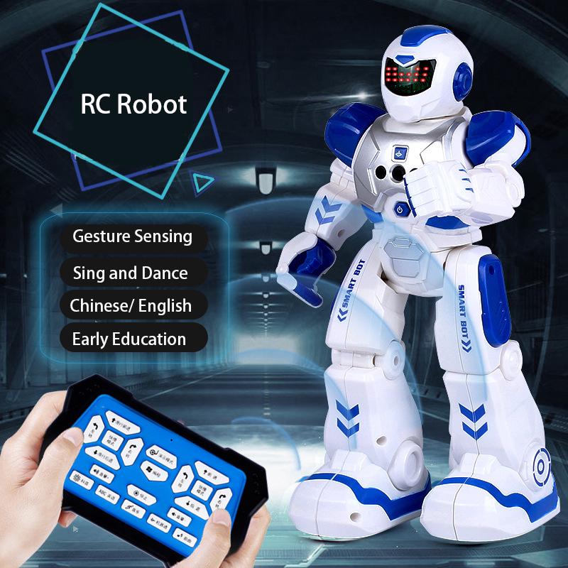 Интеллектуальный RC-робот с дистанционным управлением, интеллектуальное действие, инфракрасный датчик жестов, игрушка blue
Интеллектуальный RC-робот с дистанционным управлением, интеллектуальное действие, инфракрасный датчик жестов, игрушка blue