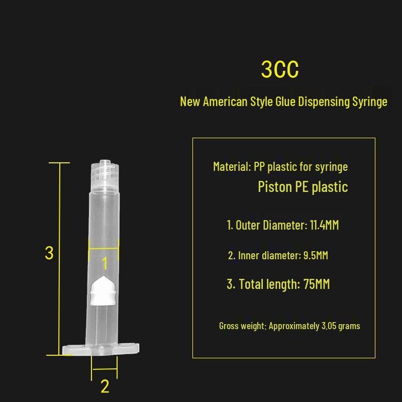 Enhanced EFD Syringe Cartridges 3CC/5CC/10CC/30CC/55CC for Dispensing Machines
Enhanced EFD Syringe Cartridges 3CC/5CC/10CC/30CC/55CC for Dispensing Machines