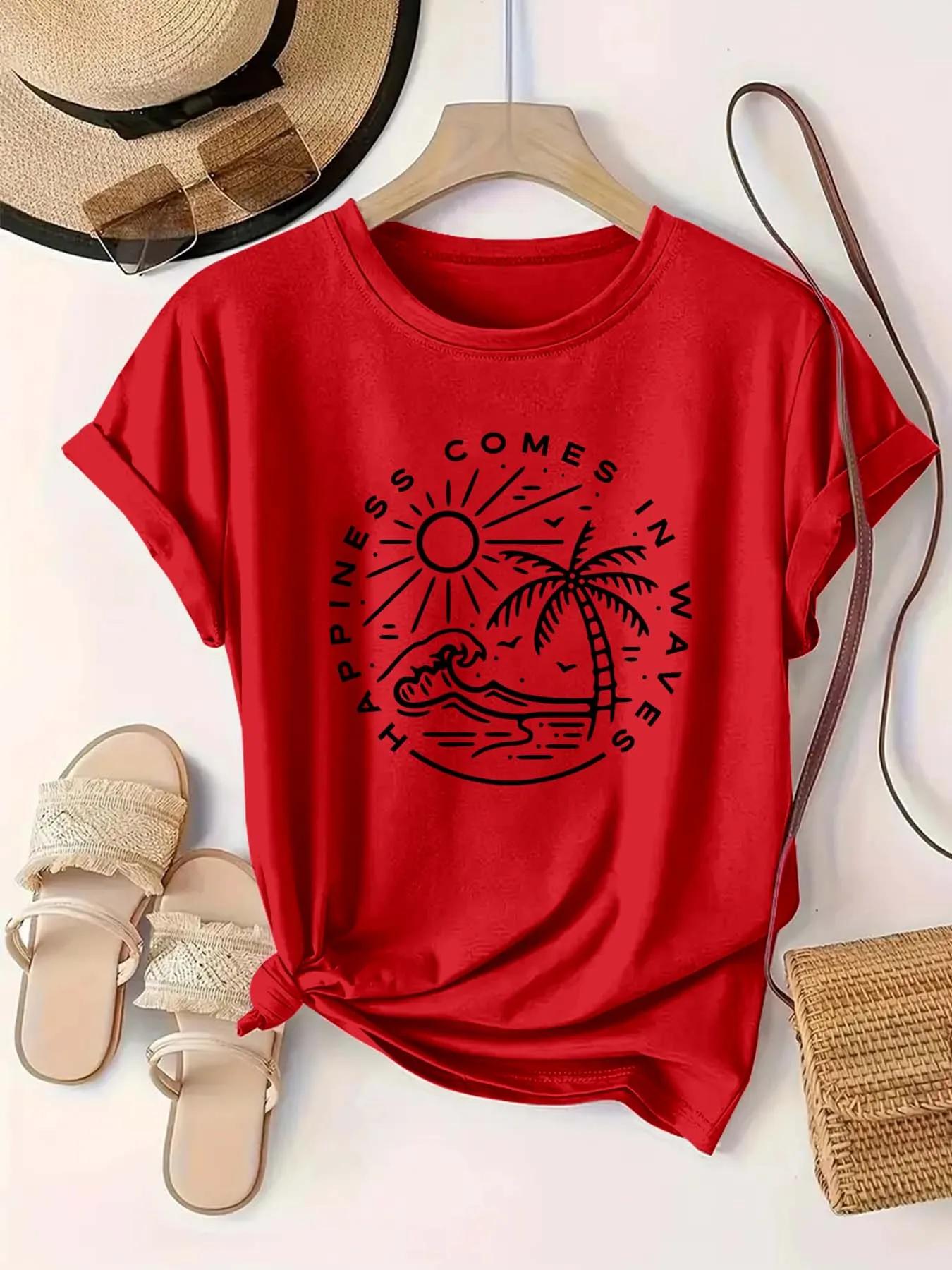 Camiseta de Unisexga corta con estampado temático de playa con cuello redondo Tops casuales de moda de verano 4XL
Camiseta de Unisexga corta con estampado temático de playa con cuello redondo Tops casuales de moda de verano 4XL