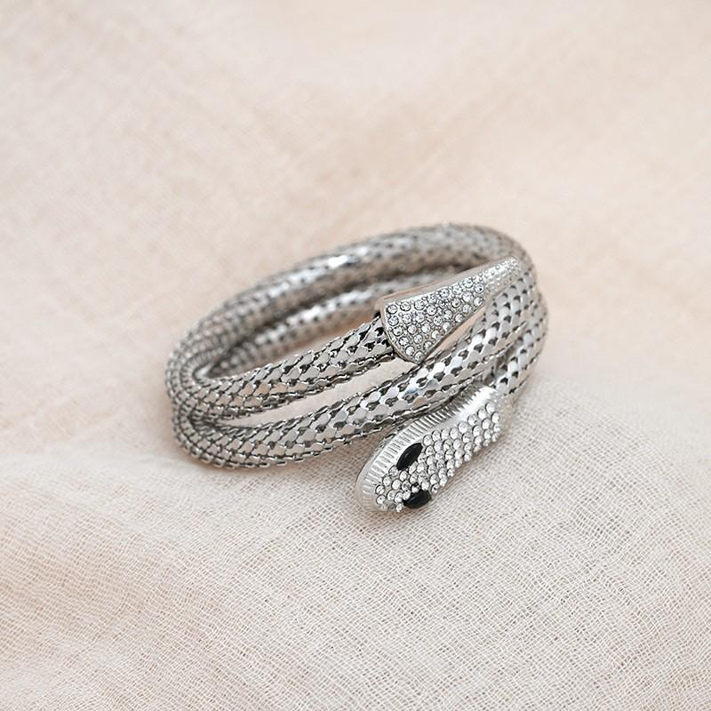 Personalized retro snake bone chain, alloy snake dot diamond magnetic punk necklace, long necklace.
Personalized retro snake bone chain, alloy snake dot diamond magnetic punk necklace, long necklace.