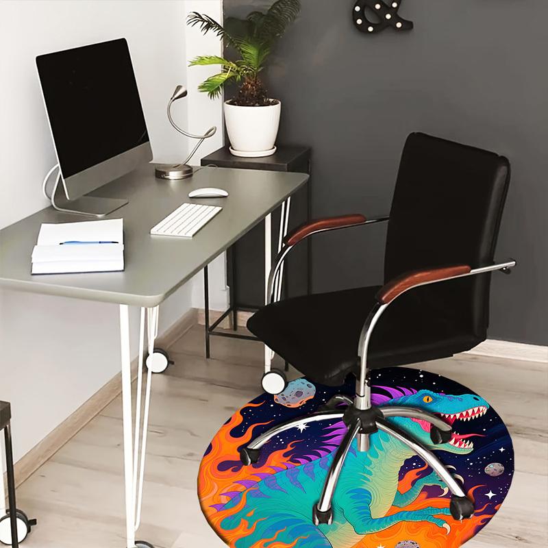1pc Carpet Chair Mats Space Dinosaur with Flames and Asteroids Perfect for Decorating Chairs, Polyester Carpet, for Living Room.YDT683 80cm by 80cm
1pc Carpet Chair Mats Space Dinosaur with Flames and Asteroids Perfect for Decorating Chairs, Polyester Carpet, for Living Room.YDT683 80cm by 80cm