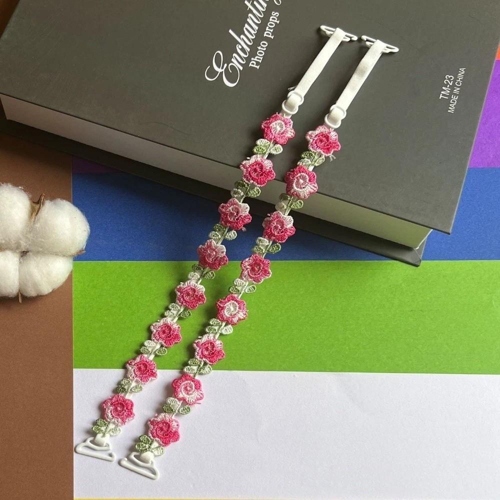 with Lace Trim Rose Flower Lingerie Strap Anti-slip Elastic Bra Strap Invisible Seamless Adjustable Lace Trim Strap One Size рожевий червоний колір
with Lace Trim Rose Flower Lingerie Strap Anti-slip Elastic Bra Strap Invisible Seamless Adjustable Lace Trim Strap One Size рожевий червоний колір