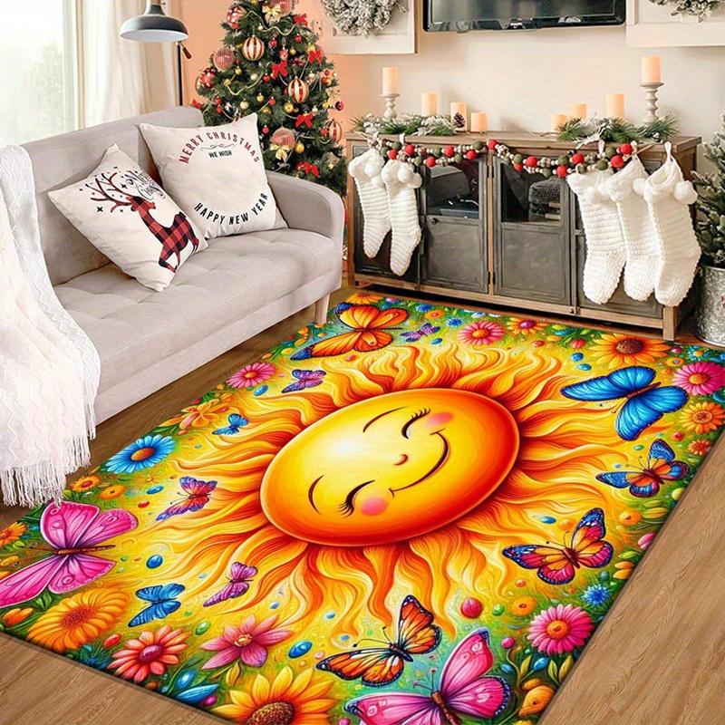 Sunny Butterfly Rug for Kids Room Vibrant Sunflower Area Rugs Christmas Gift Ideas for Children s Décor Skid resistant carpet 50x80cm20x31in
Sunny Butterfly Rug for Kids Room Vibrant Sunflower Area Rugs Christmas Gift Ideas for Children s Décor Skid resistant carpet 50x80cm20x31in