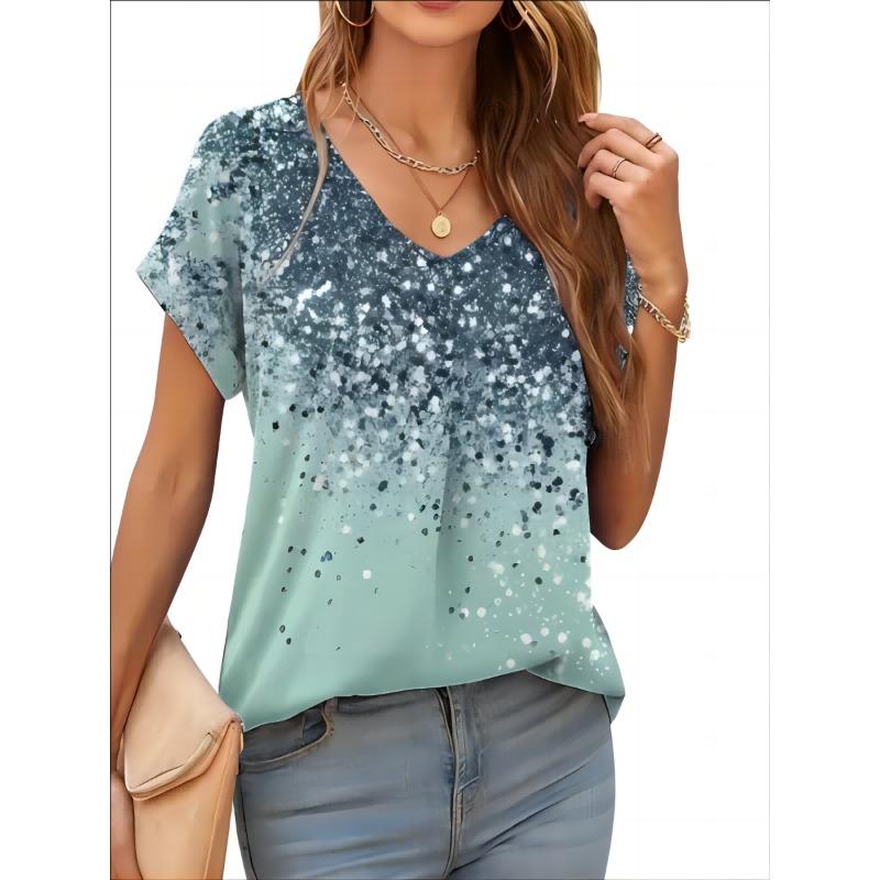2026 New Summer Women T-shirt 3d Fashion Print Gradient Harajuku T Shirt Oversized Tee For Ladies Clothing New Short Sleeve V-Ne XL
2026 New Summer Women T-shirt 3d Fashion Print Gradient Harajuku T Shirt Oversized Tee For Ladies Clothing New Short Sleeve V-Ne XL