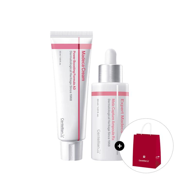 Madeca Cream Power Boosting Formula Advanced 50ml + Mela Capture Ampoule Rx 30ml
Madeca Cream Power Boosting Formula Advanced 50ml + Mela Capture Ampoule Rx 30ml