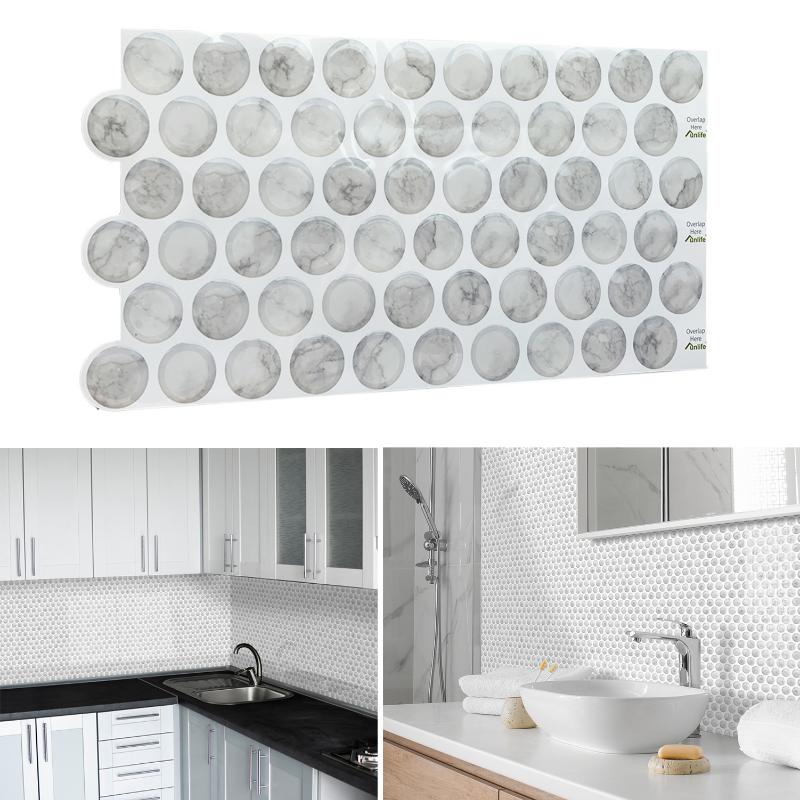 1/6 шт. Peel and Stick Penny Round Stone мозаика наклейка на фартук для декора кухонной стены 30x15 см
1/6 шт. Peel and Stick Penny Round Stone мозаика наклейка на фартук для декора кухонной стены 30x15 см
