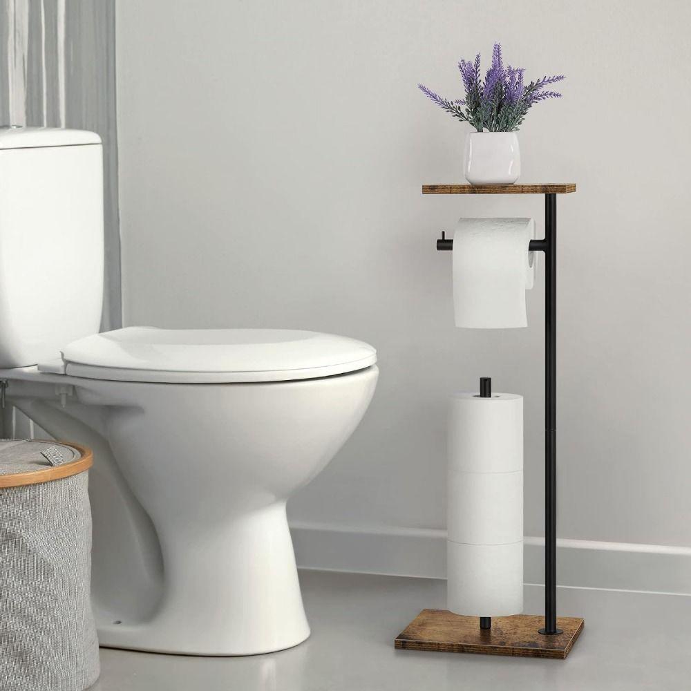Wooden Toilet Paper Roll Holder Free Standing Tissue Roll Dispenser Washroom Valve type height 80cm
Wooden Toilet Paper Roll Holder Free Standing Tissue Roll Dispenser Washroom Valve type height 80cm