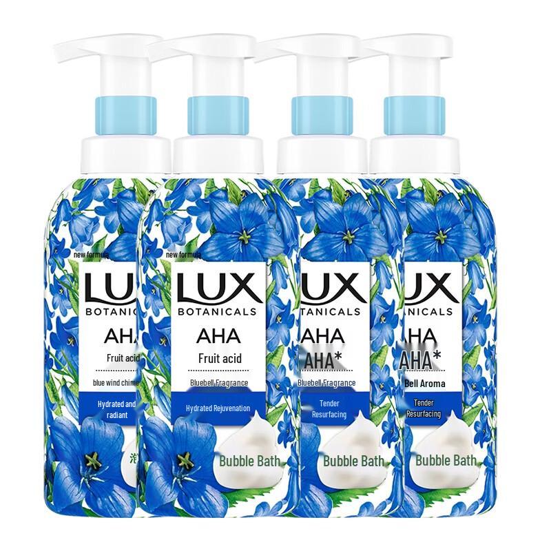Lux Botanical Essential Oil Bluebell Scented Bubble Shower Gel (4-Pack)
Lux Botanical Essential Oil Bluebell Scented Bubble Shower Gel (4-Pack)