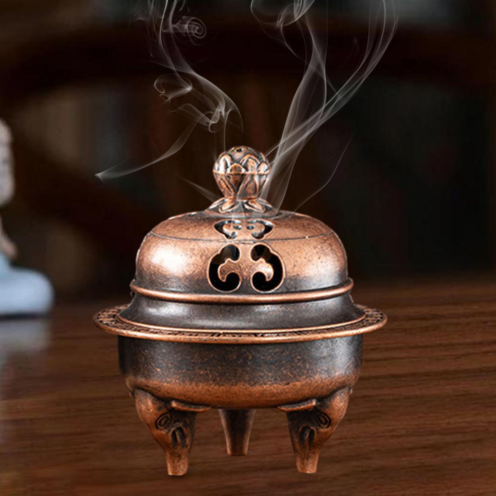 Incense Burner Incense Holder for Cone/Coil Elephant Foot Lotus Design Antique Design Small for Living Room Tea Room Office медный
Incense Burner Incense Holder for Cone/Coil Elephant Foot Lotus Design Antique Design Small for Living Room Tea Room Office медный