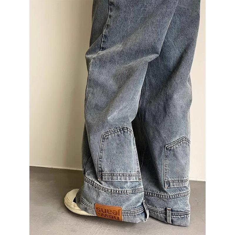 Мужские джинсы прямого кроя свободного силуэта с перевернутым дизайном - городской хип-хоп стиль S (60-80 lbs)
Мужские джинсы прямого кроя свободного силуэта с перевернутым дизайном - городской хип-хоп стиль S (60-80 lbs)