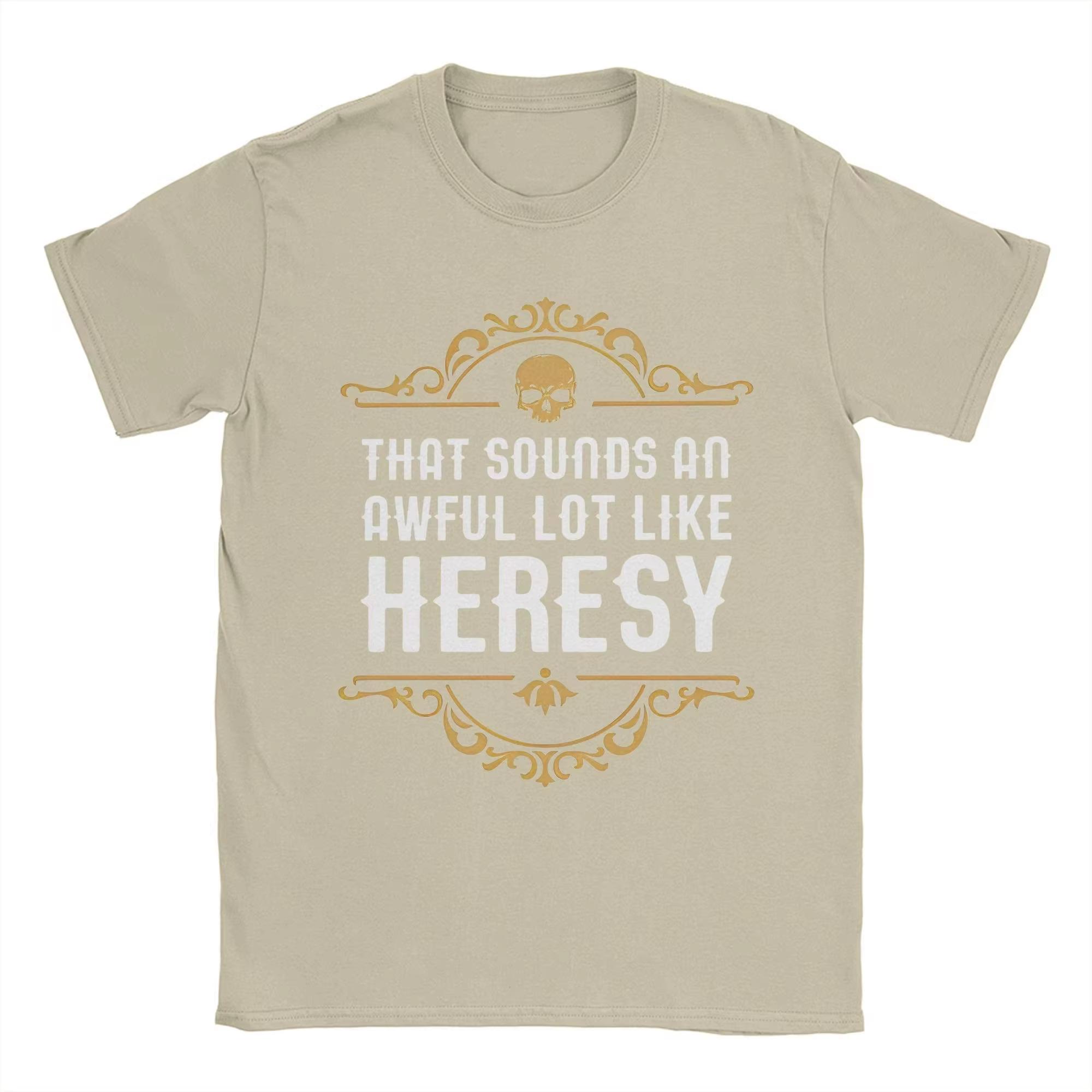 Sounds Like Heresy Funny Wargaming Loose Oversized Wargamer TShirt Miniature Collectors TShirt Tabletop Gaming for Unisex Women 4XL
Sounds Like Heresy Funny Wargaming Loose Oversized Wargamer TShirt Miniature Collectors TShirt Tabletop Gaming for Unisex Women 4XL