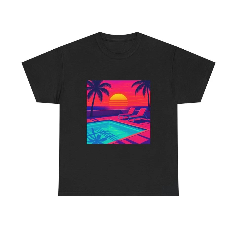 Unisex Adult T Shirt Neon Sunset Poolside Retro Art 2XL
Unisex Adult T Shirt Neon Sunset Poolside Retro Art 2XL