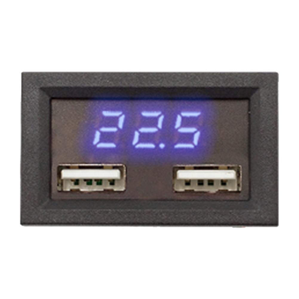 Автомобильный цифровой вольтметр постоянного тока 8-40 В + двойной USB-адаптер для зарядки телефона со светодиодным индикатором напряжения синий
Автомобильный цифровой вольтметр постоянного тока 8-40 В + двойной USB-адаптер для зарядки телефона со светодиодным индикатором напряжения синий