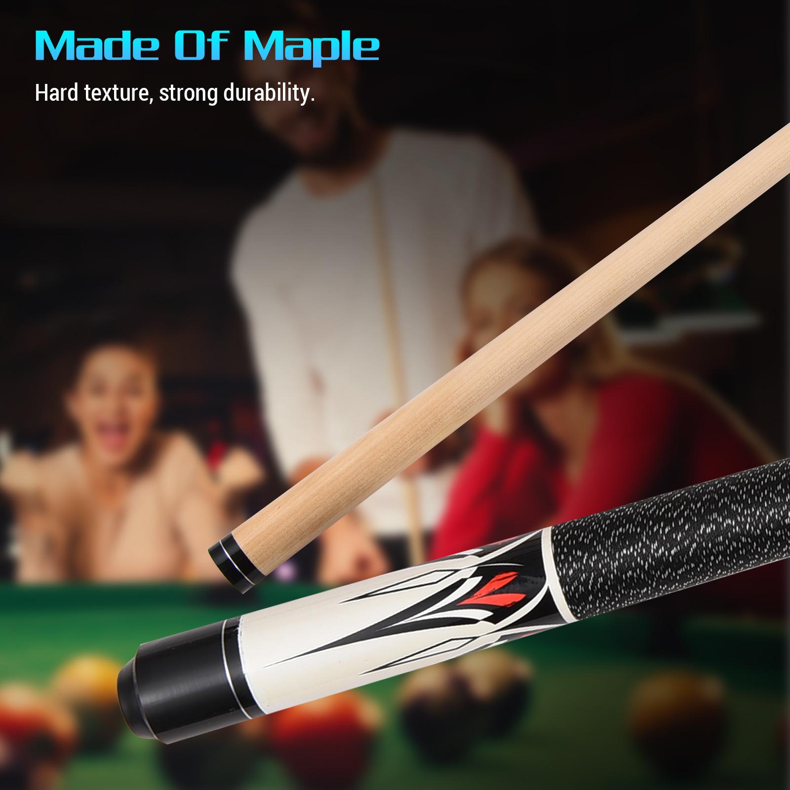 Maple Pool 2 Piece Billiard Stick 13MM Big for Black Eight Nine PU Leather Grip Sweat Proof Non Slip Professional Design
Maple Pool 2 Piece Billiard Stick 13MM Big for Black Eight Nine PU Leather Grip Sweat Proof Non Slip Professional Design