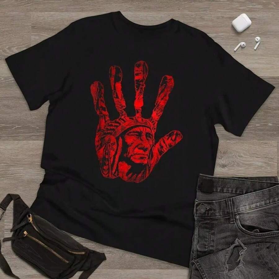 2025 Indigenous Red Hand Blood Design T-Shirt for Men and Women S разноцветный
2025 Indigenous Red Hand Blood Design T-Shirt for Men and Women S разноцветный