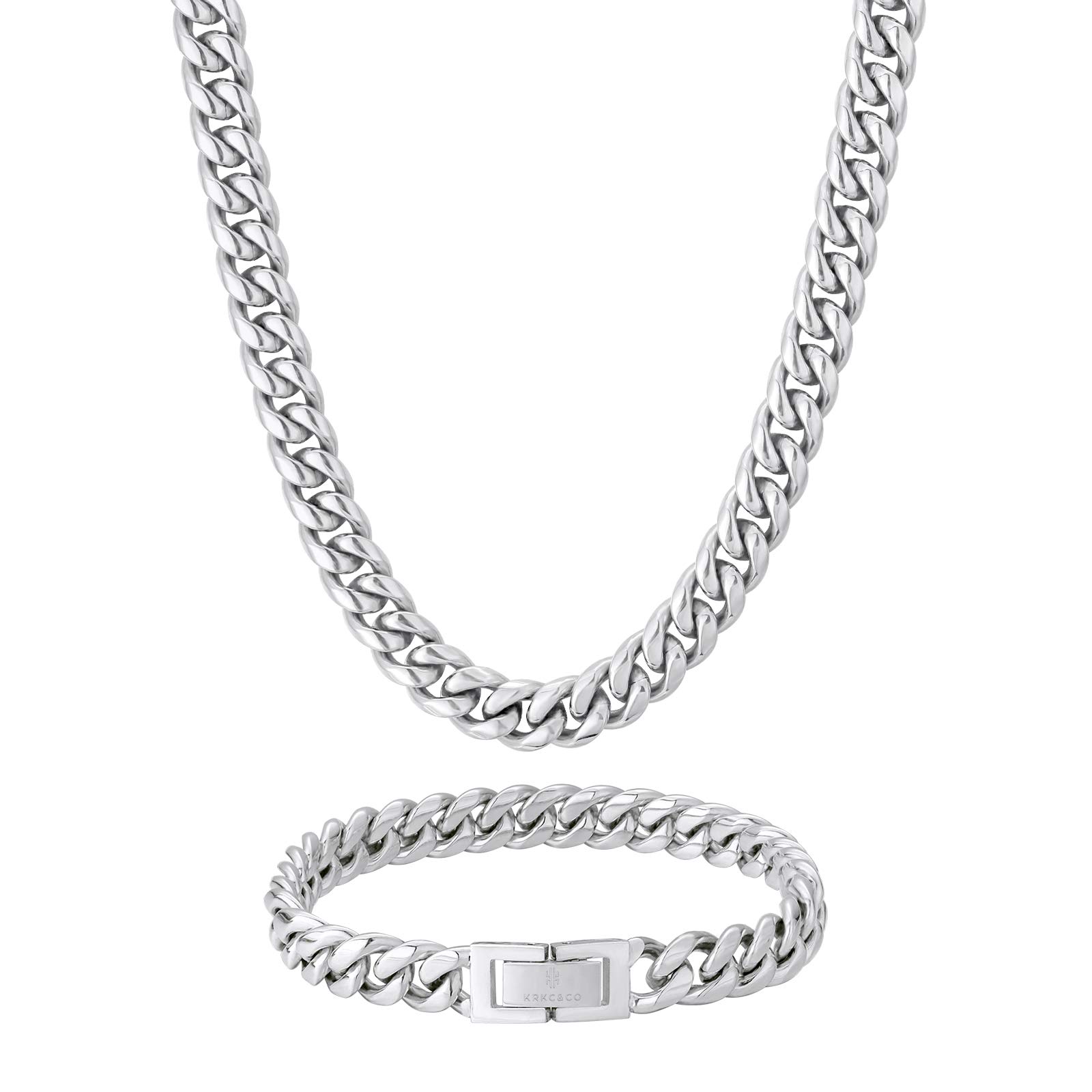 Kihei Necklace and Bracelet Set Width 8mm Miami Cuban Chain 18kgp Kihei Cut Accessories HIPHOP Present Birthday Gift Christmas KRKC&CO Men s 4-sided
Kihei Necklace and Bracelet Set Width 8mm Miami Cuban Chain 18kgp Kihei Cut Accessories HIPHOP Present Birthday Gift Christmas KRKC&CO Men s 4-sided