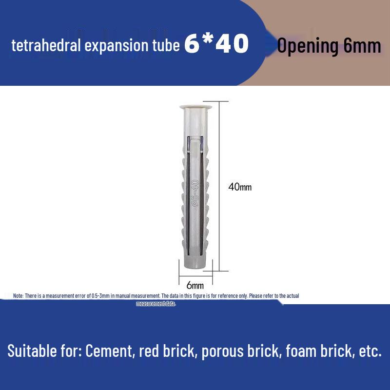 TV & Appliance Mounting Kit: Expansion Tubes & Screws for Range Hoods, AC & TV Brackets
TV & Appliance Mounting Kit: Expansion Tubes & Screws for Range Hoods, AC & TV Brackets