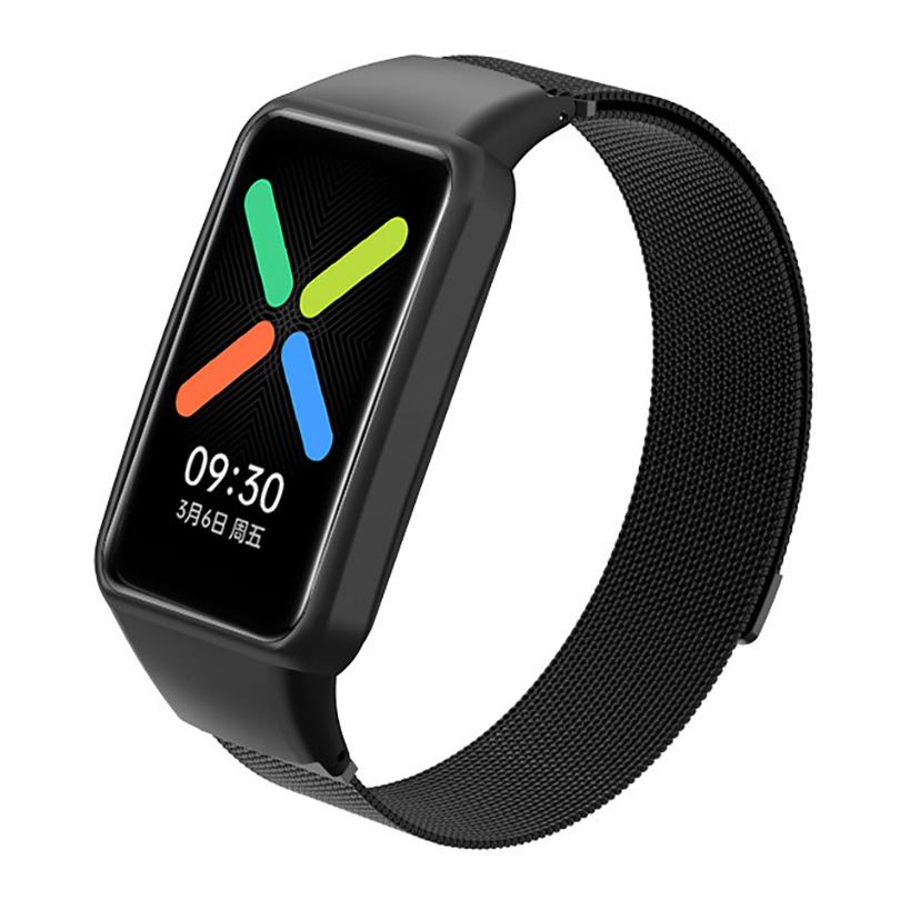 Metal Mesh Watch Band Strap Fashionable Milanese Magnetic Wrist Strap for OPPO Watch Free Black
Metal Mesh Watch Band Strap Fashionable Milanese Magnetic Wrist Strap for OPPO Watch Free Black