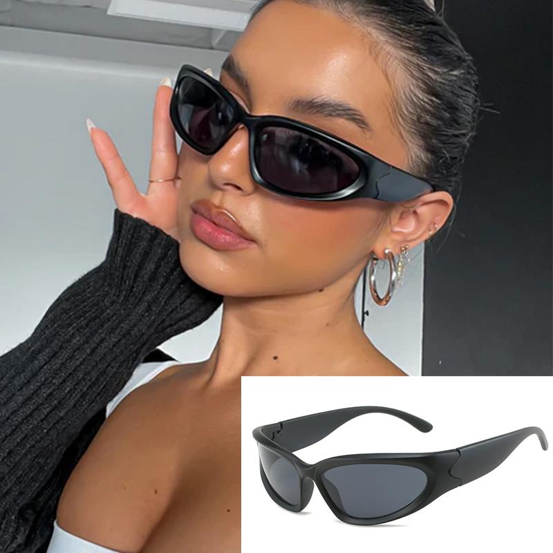 Steampunk Fashion Sunglasses Women Men Brand Design Mirror Sport Goggle New Unisex Sun Glasses Men Driver Eyewear Shades UV400 As shown
Steampunk Fashion Sunglasses Women Men Brand Design Mirror Sport Goggle New Unisex Sun Glasses Men Driver Eyewear Shades UV400 As shown